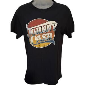 Johnny Cash Ring Of Fire Band T-Shirt Women’s Size S
